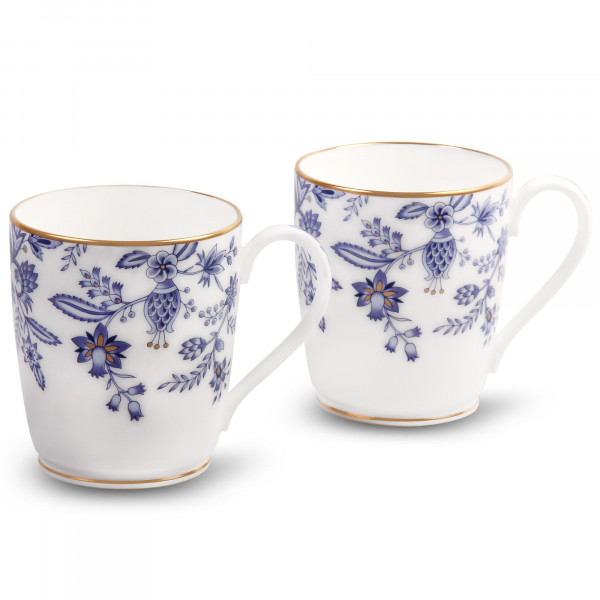 Blue Sorrentino Couple Mugs – 4562 - Noritake Blue Sorrentino Couple Mugs – 4562 - Noritake
