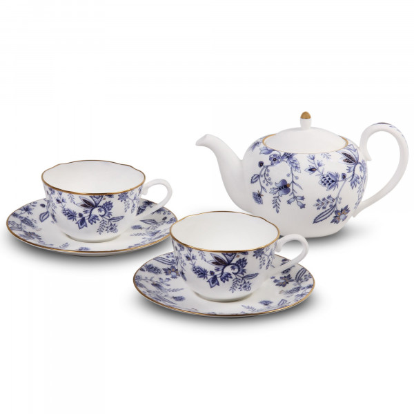 Blue Sorrentino Tea Set - 4562 - Noritake Blue Sorrentino Tea Set - 4562 - Noritake