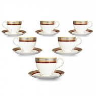 Ruby Coronet Tea set - 4825 - Noritake
