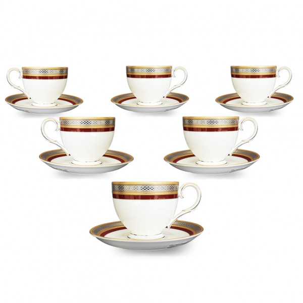 Ruby Coronet Tea set - 4825 - Noritake